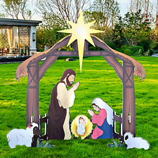 Holy Night Outdoor Christmas Nativity Set, Outdoor Nativity Scene, Weatherproof  picture