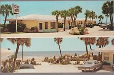 Ormond Beach Florida Oceanic Motel Chrome UNP Postcard picture