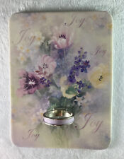 Lena Liu's Garden of Serenity JOY Plate Plaque Floral #1 Bradford Exchange picture