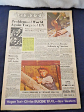 GRIT AMERICA'S GREATEST FAMILY NEWSPAPER NOSTALGIA OCTOBER 6, 1974 JOHN DENVER picture