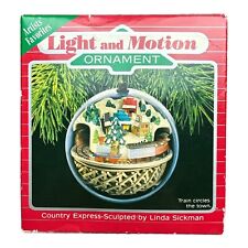 Vintage 1988 Hallmark Light and Motion Country Express Linda Sickman Ornament picture