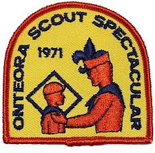 Onteora Scout Spectacular Patch BSA Boy Scouts Of America NY 1971 Embroidered picture