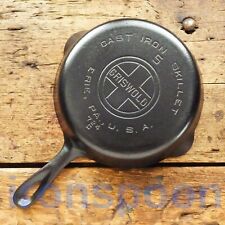 Vintage GRISWOLD Cast Iron SKILLET Frying Pan # 5 LARGE BLOCK LOGO - Ironspoon picture