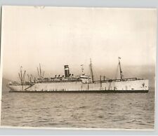 Panama Pacific Liner SHIP 'Mongolia' at Sea VINTAGE 1925 Press Photo picture