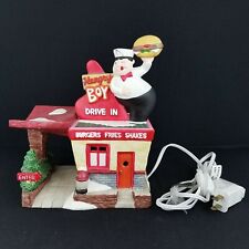 Hungry Boy Drive In Light up Village Christmas 1997 Seasonal Specialties XD-665 picture
