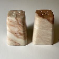 Vintage 1950's Soapstone Salt And Pepper Shakers picture