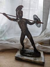 King Leonidas Bronze statue On Marble Base picture