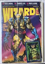 Wizard Magazine #19 • Wolverine Cover & Poster Includes Card picture