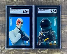 2019 Fortnite Series 1 Dark Voyager #260 And Wild Card #298 Base SGC 9.5 Tracers picture