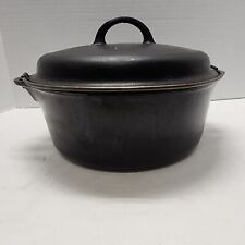 Griswold Cast Iron Dutch Oven 8 1278 And #8 Self Basting Lid Vintage  picture