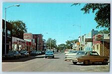Bruce Wisconsin WI Postcard Main Street Exterior Building c1960 Vintage Antique picture