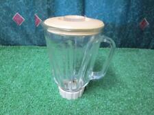 Vtg Waring Blender Jar Pitcher 40 oz 5 Cup Ribbed Glass with Lid picture