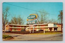 Postcard Lake Eufaula Motor Lodge Motel Eufaula Alabama, Vintage Chrome J18 picture