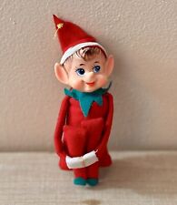 Vintage Christmas Knee Hugger Elf Pixie Ornament picture