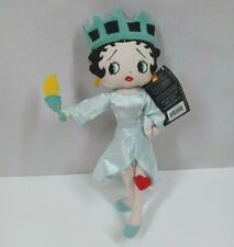 2003 Kellytoy Betty Boop Statue Of Liberty 12”  Plush Collectible With Tag picture