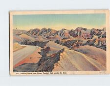 Postcard Looking South from Upper Tunnel Badlands South Dakota USA picture