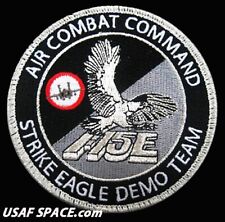 USAF 4th FIGHTER WING - ACC STRIKE EAGLE DEMONSTRATION TEAM - ORIGINAL PATCH picture