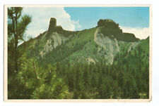 Pagosa Springs CO Postcard Colorado Chimney Rock HWY 160 picture