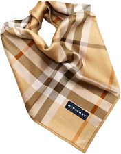 Burberry Japan Cotton Scarf Check +Gift Wrap-Camel-59cm picture