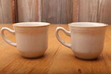 Pair of Hearthside The Classics Stoneware Collectible Coffee Tea Mug Cup picture