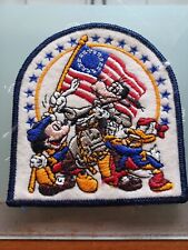 Very Rare Disney Bicentennial 1976 Patch America on parade.  Mickey Goofy Donald picture