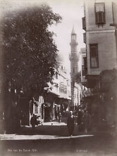 c.1880's PHOTO - EGYPT ARNOUX STREET IN CAIRO picture
