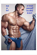 Handsome Muscular Male Bodybuilder Gay Interest Photo Photograph Reprint #23 picture