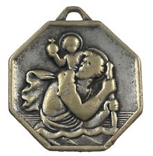 Vintage Catholic St Christopher Religious Medal picture