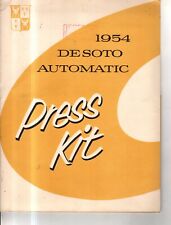 1954 DeSoto Original Press Kit with seven glossy photos - Extremely Rare picture