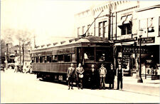 NOT&L New Philly Railway Postcard Trolley Interurban RPPC Reprint picture