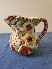 Handcrafted World Bazaar Christmas Gingerbread Large Pitcher picture