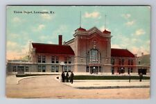 Lexington, KY-Kentucky, Union Depot, Train Station c1910, Vintage Postcard picture