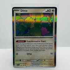 Pokémon Ditto 132/165 Scarlet & Violet Pokemon 151 TCG Holo Rare Card NM-MT picture