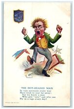 c1905 The Hot Headed Man In Vain Aeronauts Every Way Unposted Antique Postcard picture