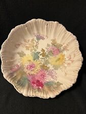 Floral Chrysanthemum Decorative Bowl Stamped Germany  Bonn China Muted Colors picture