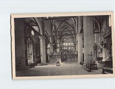 Postcard Interior of Frari Venice Italy picture