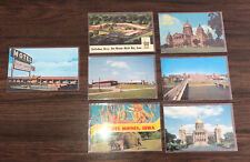 7 Vintage Iowa Postcards Holiday Inn Silver Saddle Motel Des Moines Capitol More picture