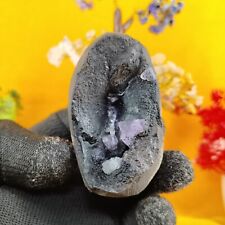 118g Neutral Rainbow Quartz Beauty MM Quartz And Geode Crystal Stone Amethyst   picture