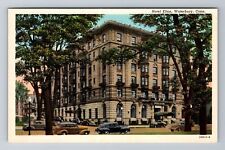 Waterbury CT-Connecticut, Hotel Elton, Advertising, Antique, Vintage Postcard picture