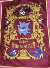 Pokemon Center GENGAR CHANDELURE Fairy Tale Haunted Mansion Towel nwt picture