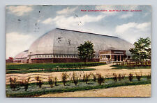 c1911 DB Postcard Chicago IL Illinois New Conservatory Garfield Park picture