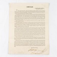 Erie Canal Toll Accounting Request 1839 Historical Document Letter picture