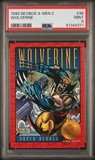 1993 Skybox X-Men Series 2 Card #36 Wolverine PSA 9 picture