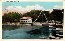 Yacht Club, Erie, Pennsylvania PA 1928 Postcard picture