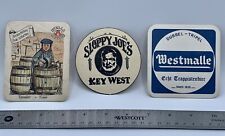 Vintage Beer Coasters - Stella Artois, Westmalle & Sloppy Joe’s Key West picture