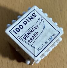 Vintage Sewing / Mounting / Toilet Pin Cube, Pennant Brand, Japan picture