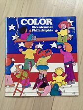 1976 Bicentennial Philadelphia Coloring Book Color Cindy Williams / Jeff Wilson picture