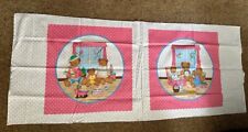 Teddy Bear Fabric Panel Pink Pillow VIP Bears Family Cranston Works Screen Print picture