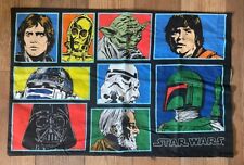 Vintage Star Wars Pillowcase Empire Strikes Back Collectible Decor 90's picture