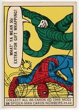1966 Donruss Marvel Super Heroes Card #38 SPIDER-MAN picture